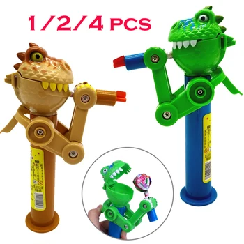 1/2/4 PC-uri Creative Lollipop Robot Titularul Dinozaur Mănâncă Lollipop Pop-Up în Cazul Bomboane de Depozitare Rece Decompresie Jucărie Cadouri pentru Copii