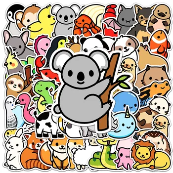 10/30/50pcs Animale Desene animate Drăguț Graffiti Autocolante, Decal Jucărie pentru Copii de Jurnal Album Laptop Chitara Frigider Kawaii Autocolant Impermeabil