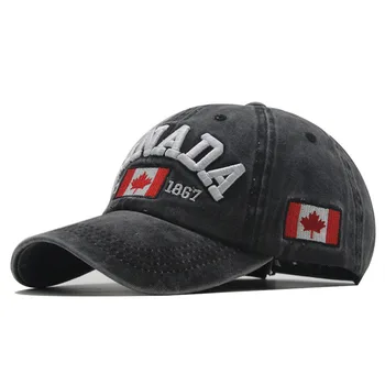 100% Bumbac Gorras Canada Șapcă De Baseball Steagul Canadei Sapca Snapback Reglabila Barbati Sepci De Baseball Brand Snapback Hat