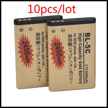 10BUC/LOT Baterie BL-5C Inlocuire baterie Li-ion de Litiu Baterie pentru Nokia 1000 1010 1100 1108 1110 1111 1112 1116 BATERIE BL5C 5C