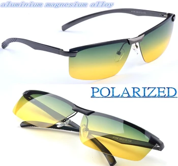 2017 aliaj Anti Glare Anti fază lungă faruri de zi și de noapte driver bărbați femei polarizat ochelari de soare UV400 ochelari de soare polarizat
