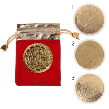 2020 Anul Nou Șobolan Monedă Comemorativă Zodiac Chinezesc Suvenir De Aur Mouse-Ul De Colectare De Monede De Arta Ambarcațiunile Cu Pungi De Cadouri