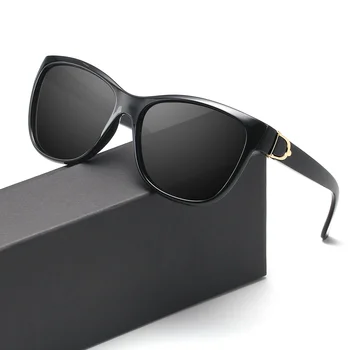 2022 Pătrat Polarizat ochelari de Soare Femei de Lux Vintage Design de Brand ochelari de Soare Mari, Rama Oglinda Roșu Purpuriu UV400 Ochelari