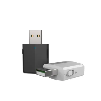 Bluetooth USB 5.0 Trei-in-one Audio Adaptor Transmițător, Potrivit pentru Comutator Difuzor TV de Calculator