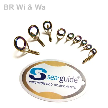 BR Wi & Wa 4.3 g Sea Ghid de culoare de aur kit de Înaltă calitate ghid de Kit un set 9pcs