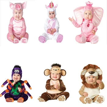 De Halloween, Animale, Desene Animate, Cosplay Costum De Iarna Pentru Copii Băiat Fată De Îmbrăcăminte Cadou De Crăciun Infant Toddler Copii Haine De Petrecere Set