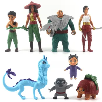 Disney Raya și Ultimul Dragon Drăguț Sisu si Tuk Păpuși de Pluș Jucării maimuta corp Drăguț Moale Cadouri pentru Cel mai bun cadou pentru copii