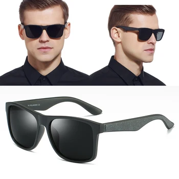FEISHINI 2022 de Înaltă Calitate ochelari de soare Femei Vintage Lumina Titan Plastic Negru Pătrat ochelari de Soare Polarizat Bărbați UV400 Protecție