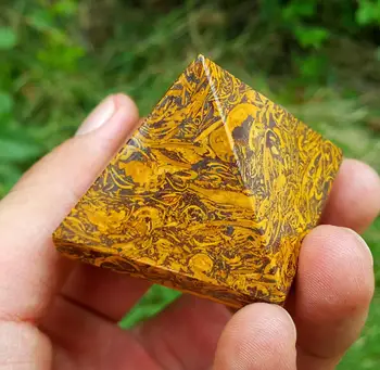 frumoase Naturale de Aur, jad, cristal Crystal PYRAMID