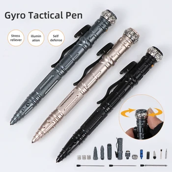 Noul B17 Gyro Tactical Pen Creative Multi-funcție de Decompresie Stiloul în aer liber de Auto-apărare Consumabile