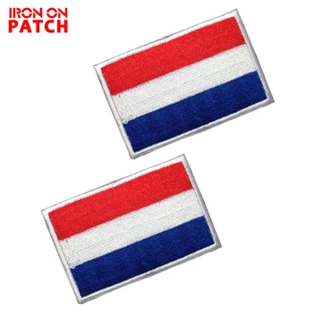 Olanda Flag Patch-Uri Cârlig & Bucla Rucsac Haine Insigne Militare Patch-Uri De Personalitate Sac Brodate Mândrie Patch