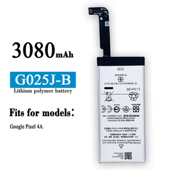 Original 3080mAh G025J-B Baterie Pentru HTC Google Pixel 4A 4G, baterie Li-ion Polimer Acumulator Original Core