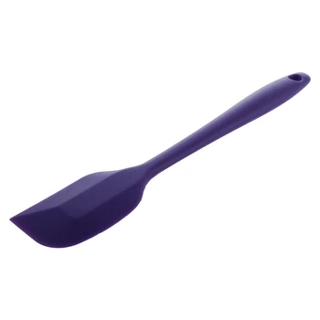 Spatula de silicon Lingura Ustensilă de Bucătărie Mixer de Gătit de Copt Mixer Racleta(Violet)21CM