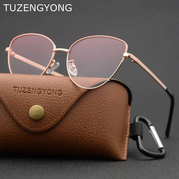 TUZENGYONG UV400 ochelari de Soare Femei Noi Ochi de Pisica Brand de Lux de Design Roz Degrade Ochelari de Soare Gafas De Sol T9700