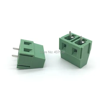 10buc KF128-7.5-2P Șurub 2Pin 7.5 mm Ac PCB Bloc Terminal cu Șurub Conector 300V/10A Culoare Verde