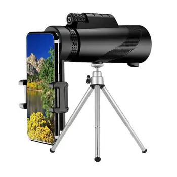 80X100 HD Profesionale Telescop Monocular Impermeabil Buzunar Zoom Noapte Pentru Turismul de Vânătoare Viziune Camping Cu Telefon Clip