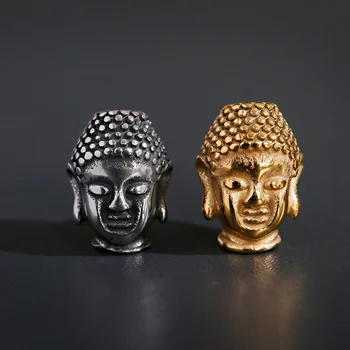 Clasic Buddha Rugăciune Din Oțel Inoxidabil Margele Pentru A Face Brățară Farmec Gaură Mare Meditație Religie Margele Accesorii