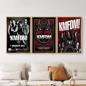KMFDM Poster Pictura 24x36 de Perete de Arta Canvas Postere Personalizate Cadou Modern Family Decorare dormitor Arta Poster