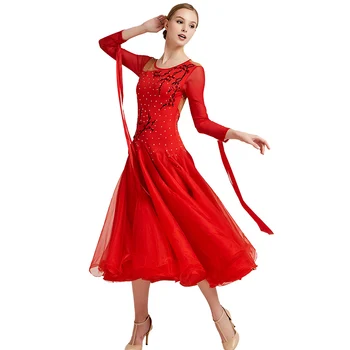 Nou concurs de dans, rochie dans vals de bal rochii de standard, rochie dans femei rochie de bal Y033