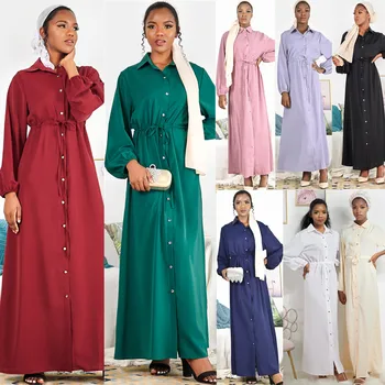 Ramadan Eid Mubarak Abaya Dubai Turcia Arabă Tricou Hijab Rochie Musulman Din Africa Rochii Pentru Femei Europene Islam Îmbrăcăminte Vestido